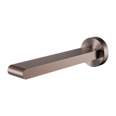 Nero Bianca Fixed Bath Spout Only 200mm - Brushed Bronze