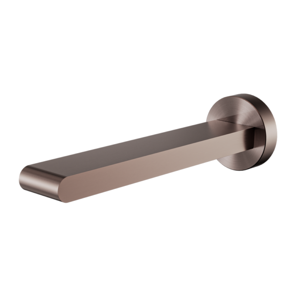 Nero Bianca Fixed Bath Spout Only 200mm - Brushed Bronze