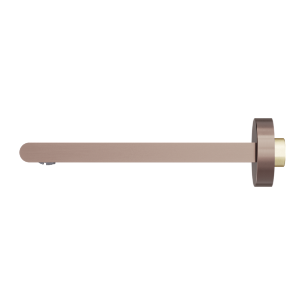 Nero Bianca Fixed Bath Spout Only 200mm - Brushed Bronze