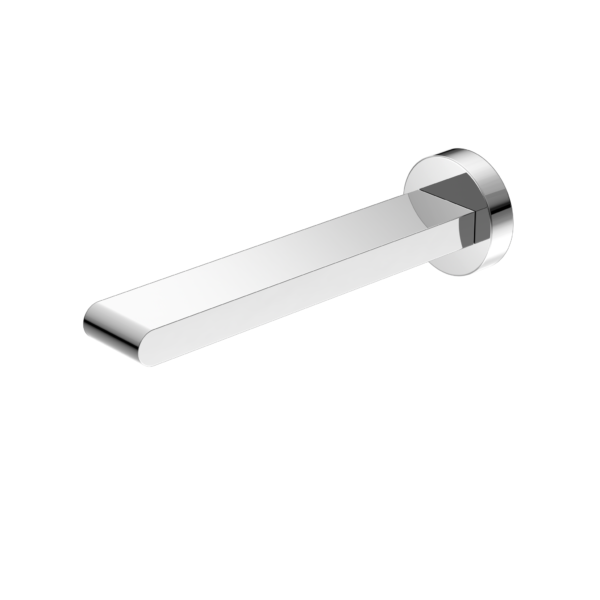 Nero Bianca Fixed Bath Spout Only 200mm - Chrome