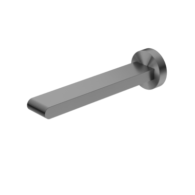 Nero Bianca Fixed Bath Spout Only 200mm - Gunmetal