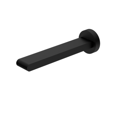 Nero Bianca Fixed Bath Spout Only 200mm - Matte Black