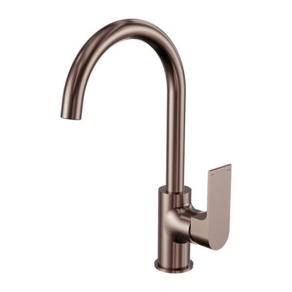 Nero Bianca Kitchen Mixer Gooseneck Spout - Brushed Bronze