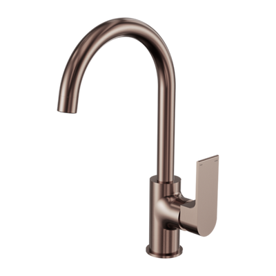 Nero Bianca Kitchen Mixer Gooseneck Spout - Brushed Bronze