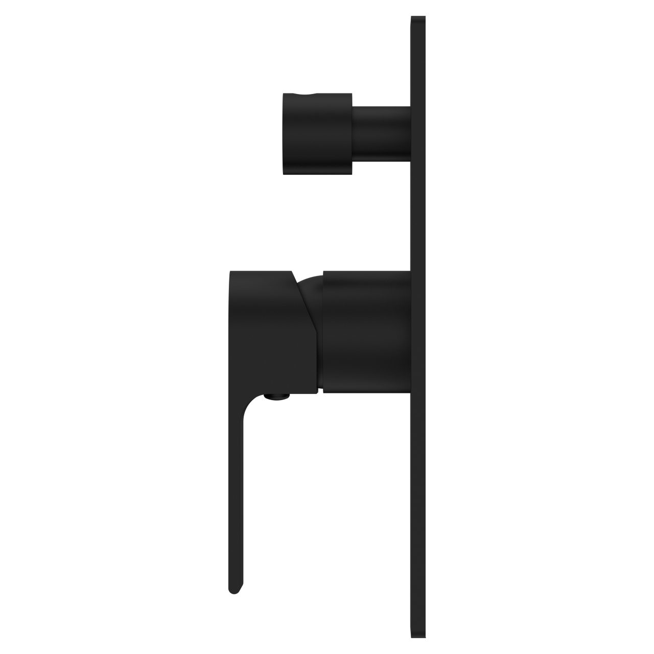 Nero Bianca Shower Mixer with Diverter - Matte Black