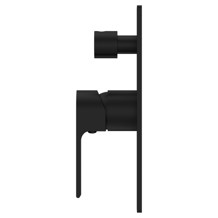 Nero Bianca Shower Mixer with Diverter - Matte Black