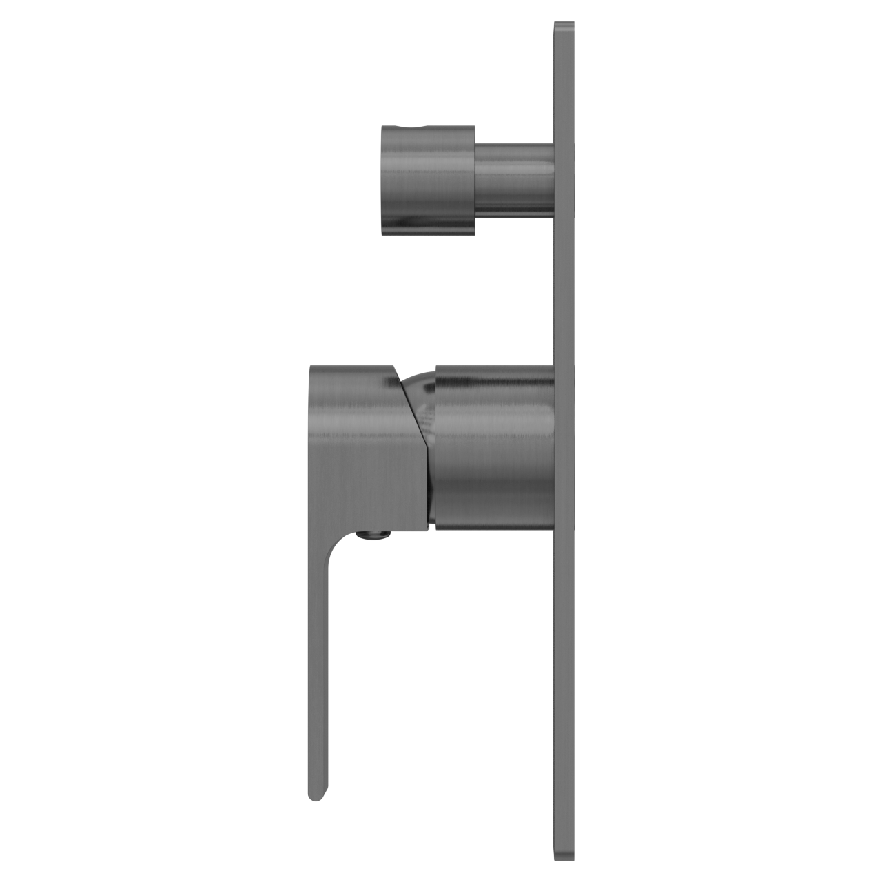Nero Bianca Shower Mixer with Diverter - Gunmetal