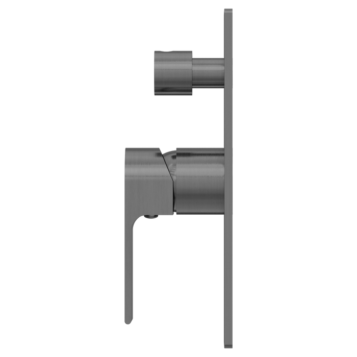 Nero Bianca Shower Mixer with Diverter - Gunmetal