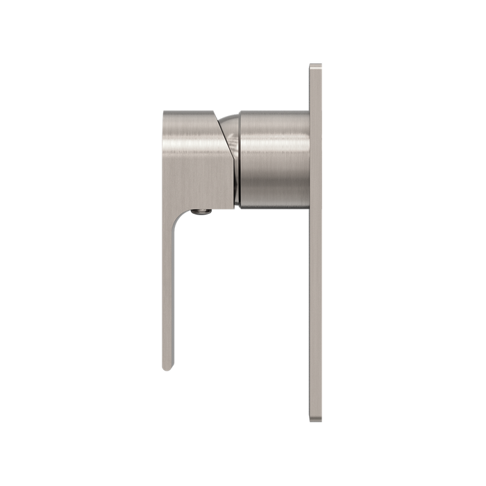Nero Bianca Shower Mixer - Brushed Nickel
