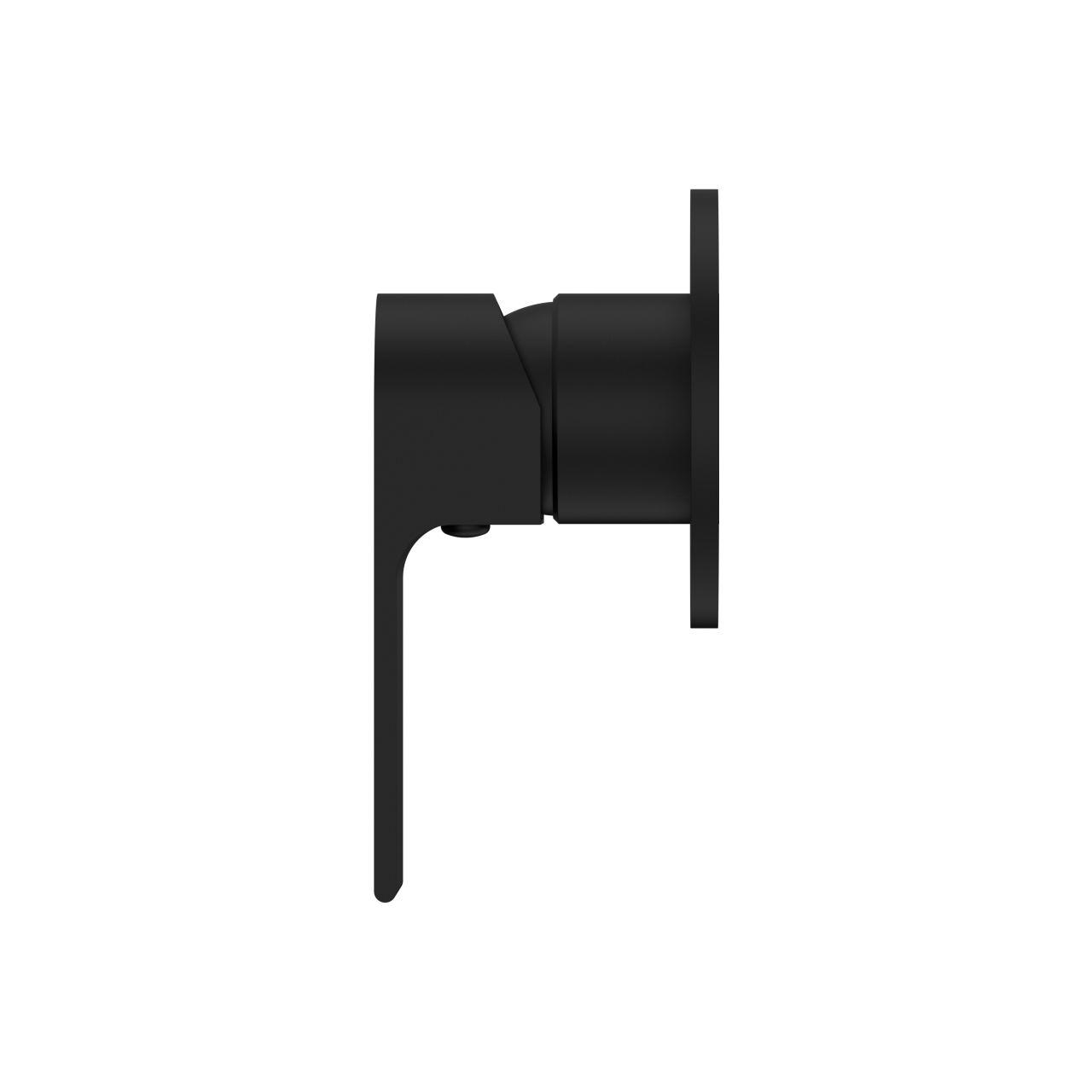 Nero Bianca Shower Mixer 80mm Plate - Matte Black