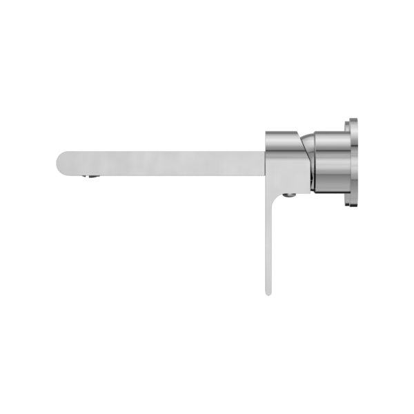 Nero Bianca Wall Basin/Bath Mixer Separate Back Plate 230 mm Chrome