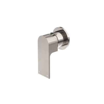 Nero Bianca Shower Mixer 80mm Plate - Brushed Nickel