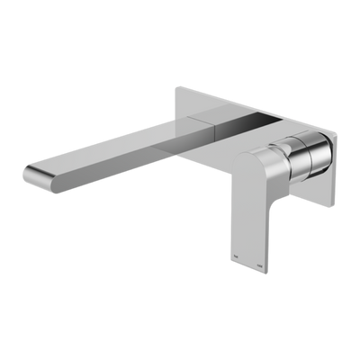 Nero Bianca Wall Basin/Bath Mixer 230mm - Chrome