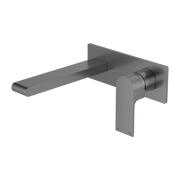 Nero Bianca Wall Basin/Bath Mixer 230 mm - Gunmetal