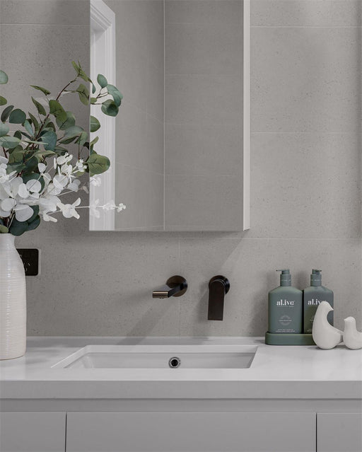 Wall Basin Mixer Gunmetal (Separate Black Plate)
