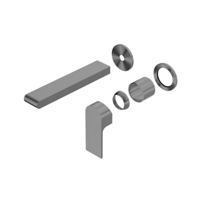 Nero Bianca Wall Basin/Bath Mixer Separate Back Plate 187mm Trim Kits Only - Gunmetal