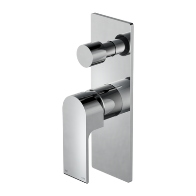 Nero Bianca Shower Mixer with Diverter - Chrome