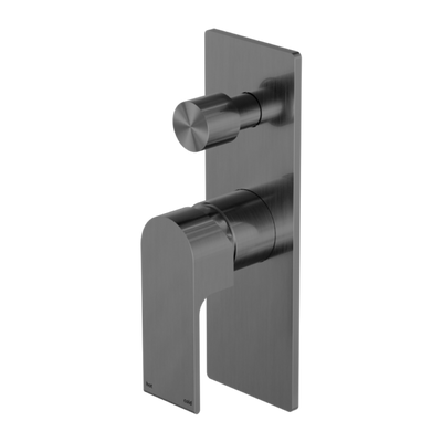 Nero Bianca Shower Mixer with Diverter - Gunmetal