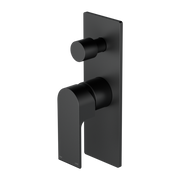Nero Bianca Shower Mixer with Diverter - Matte Black
