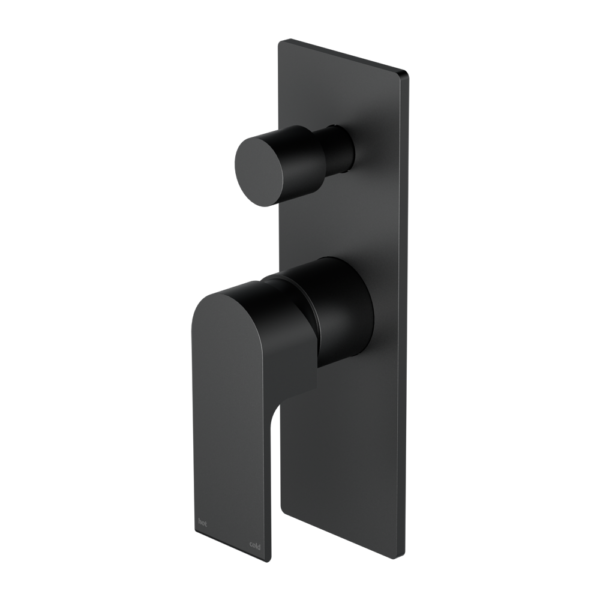 Nero Bianca Shower Mixer with Diverter - Matte Black