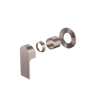 Nero Bianca Shower Mixer 80mm Plate Trim Kits Only - Brushed Bronze