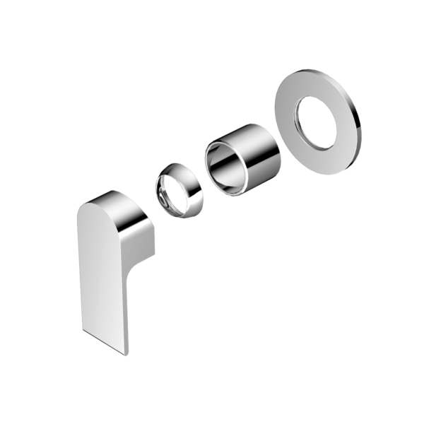 Nero Bianca Shower Mixer 80mm Plate Trim Kits Only - Chrome