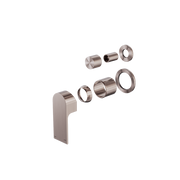Nero Bianca Shower Mixer With Divertor Separate Back Plate Trim Kits Only - Brushed Bronze