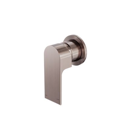 Nero Bianca Shower Mixer 60mm Plate - Brushed Bronze