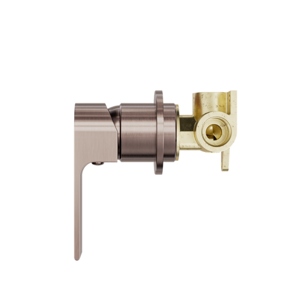 Nero Bianca Shower Mixer 60mm Plate - Brushed Bronze