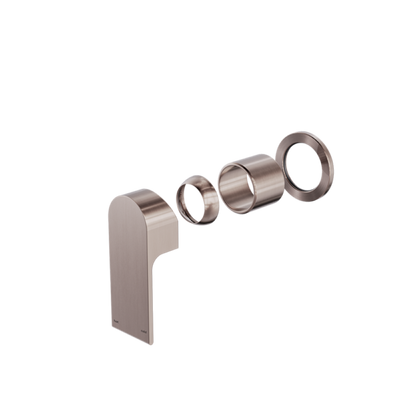 Nero Bianca Shower Mixer 60mm Plate Trim Kits Only - Brushed Bronze