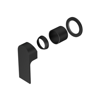 Nero Bianca Shower Mixer 60mm Plate Trim Kits Only - Matte Black