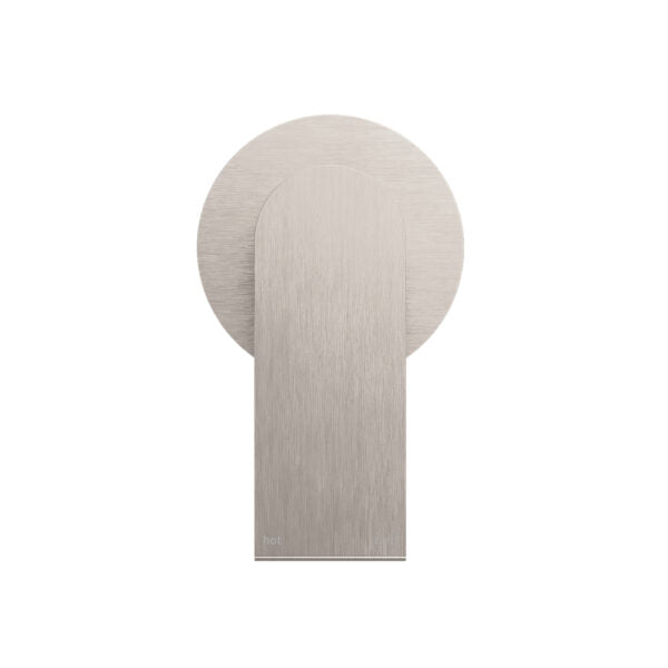 Nero Bianca Shower Mixer 80mm Plate - Brushed Nickel