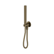 Nero Slim Shower On Bracket II Tumbled Antique Brass