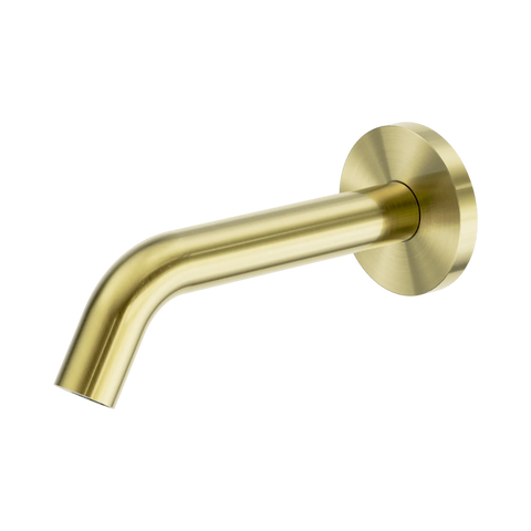 Nero Mecca Wall-Mounted Sensor Tap with 80mm Wall Plate Brushed Gold
