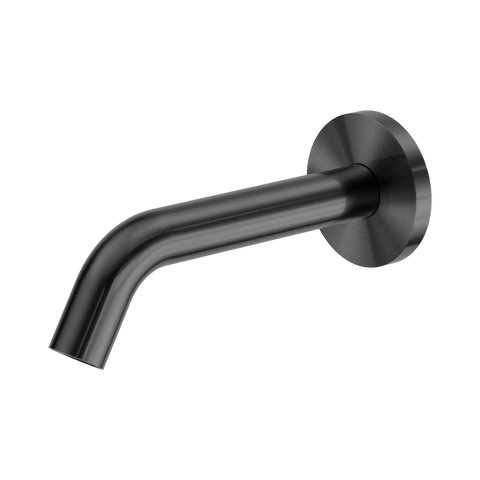 Nero Mecca Wall-Mounted Sensor Tap with 80mm Wall Plate Gun Metal