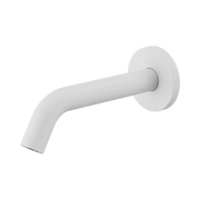 Mecca Wall-Mounted Sensor Tap with 80mm Wall Plate Matte White
