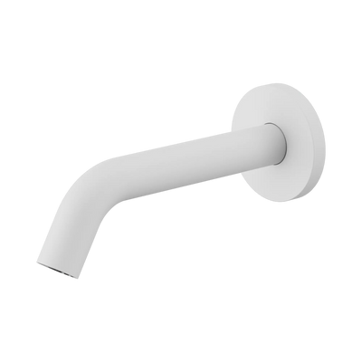 Nero Mecca Wall-Mounted Sensor Tap with 80mm Wall Plate Matte White
