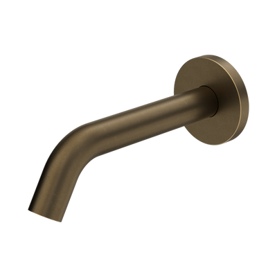 Nero Mecca Wall-Mounted Sensor Tap with 80mm Wall Plate Tumbled Antique Brass
