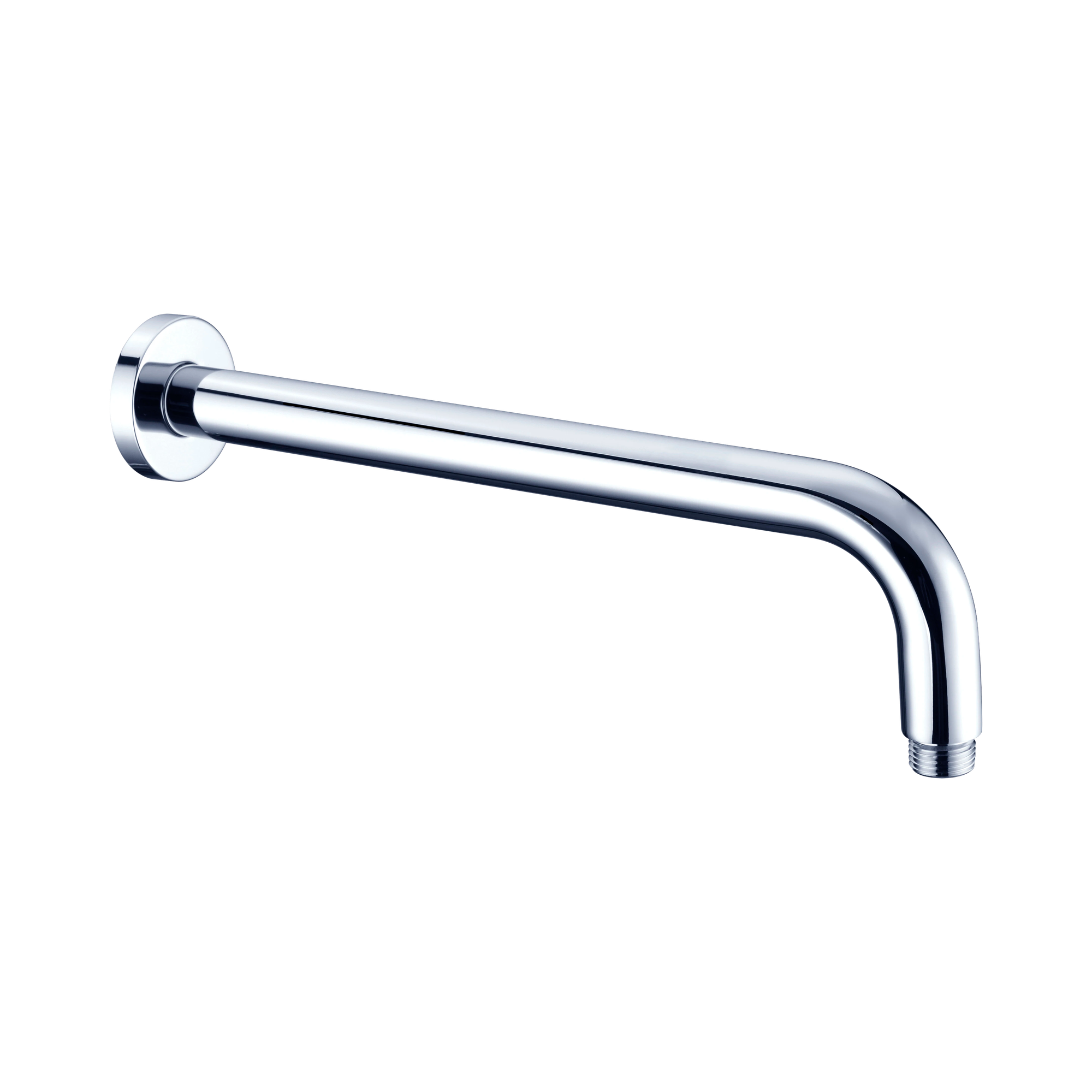Nero Round Shower Arm 330mm Length Chrome