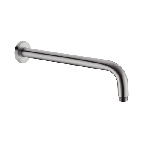 Nero Round Shower Arm 330mm Length Graphite