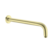 Nero Round Shower Arm Length 500mm Brushed Gold