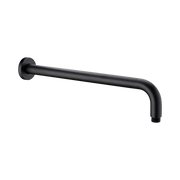 Nero Round Shower Arm 330mm Length Matte Black