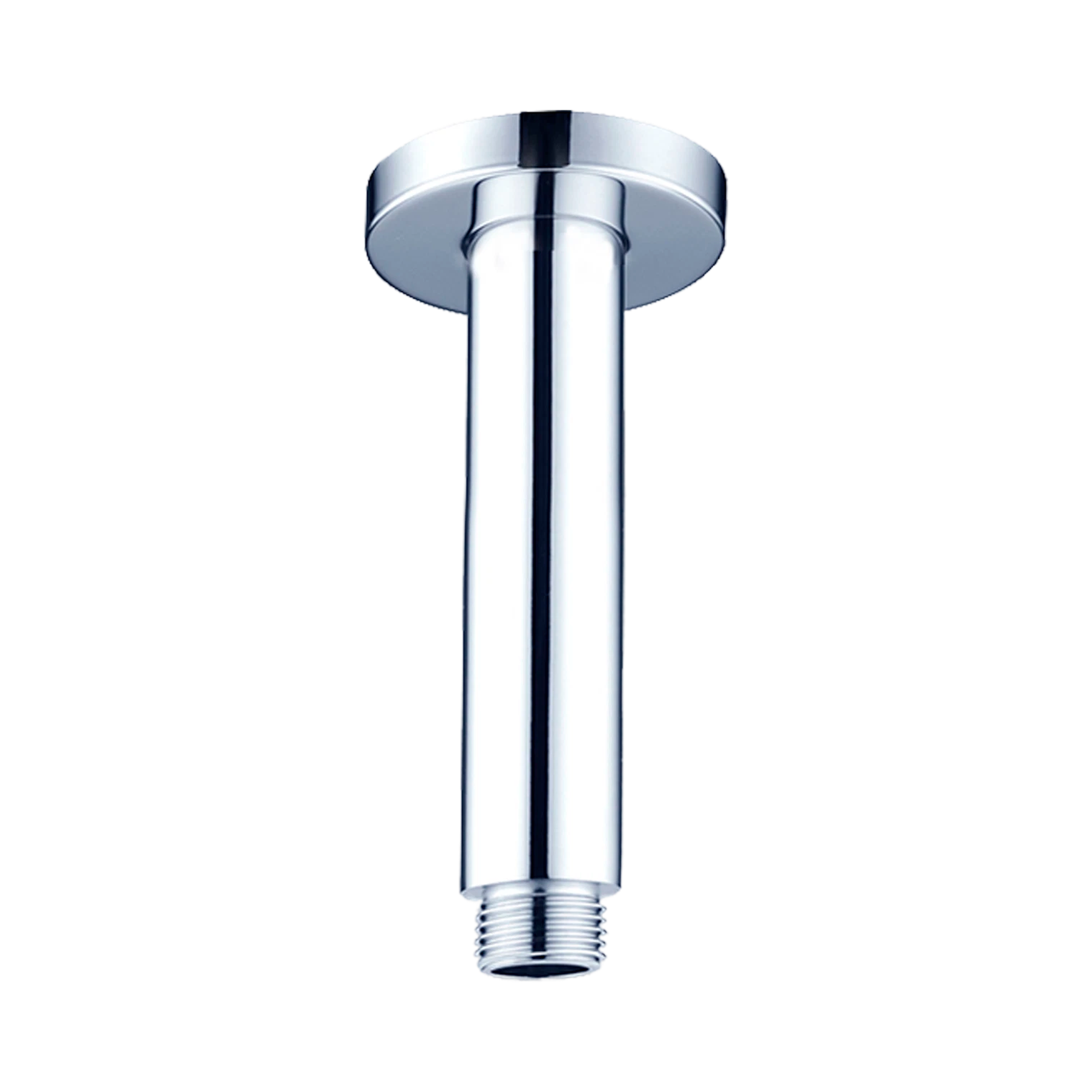 Nero Round Ceiling Arm 100mm Length Chrome