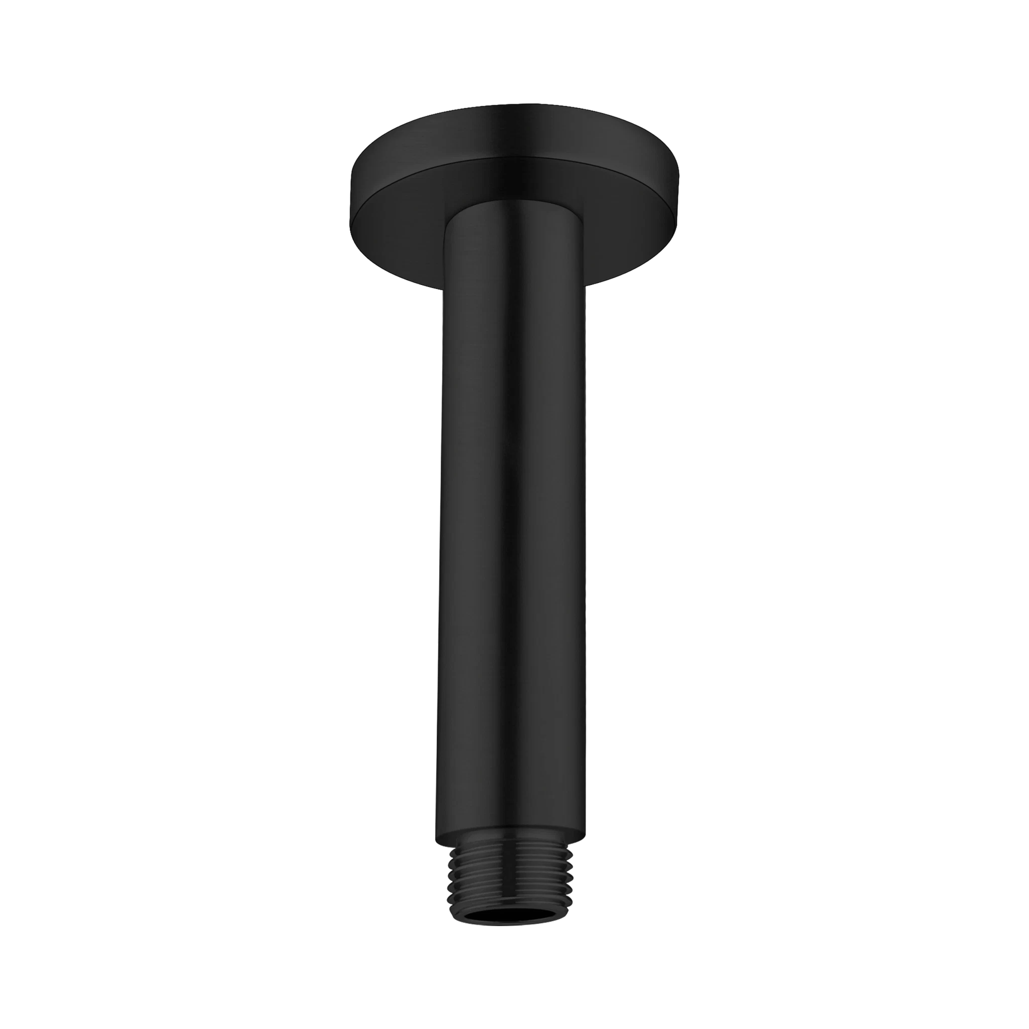 Nero Round Ceiling Arm 100mm Length Matte Black