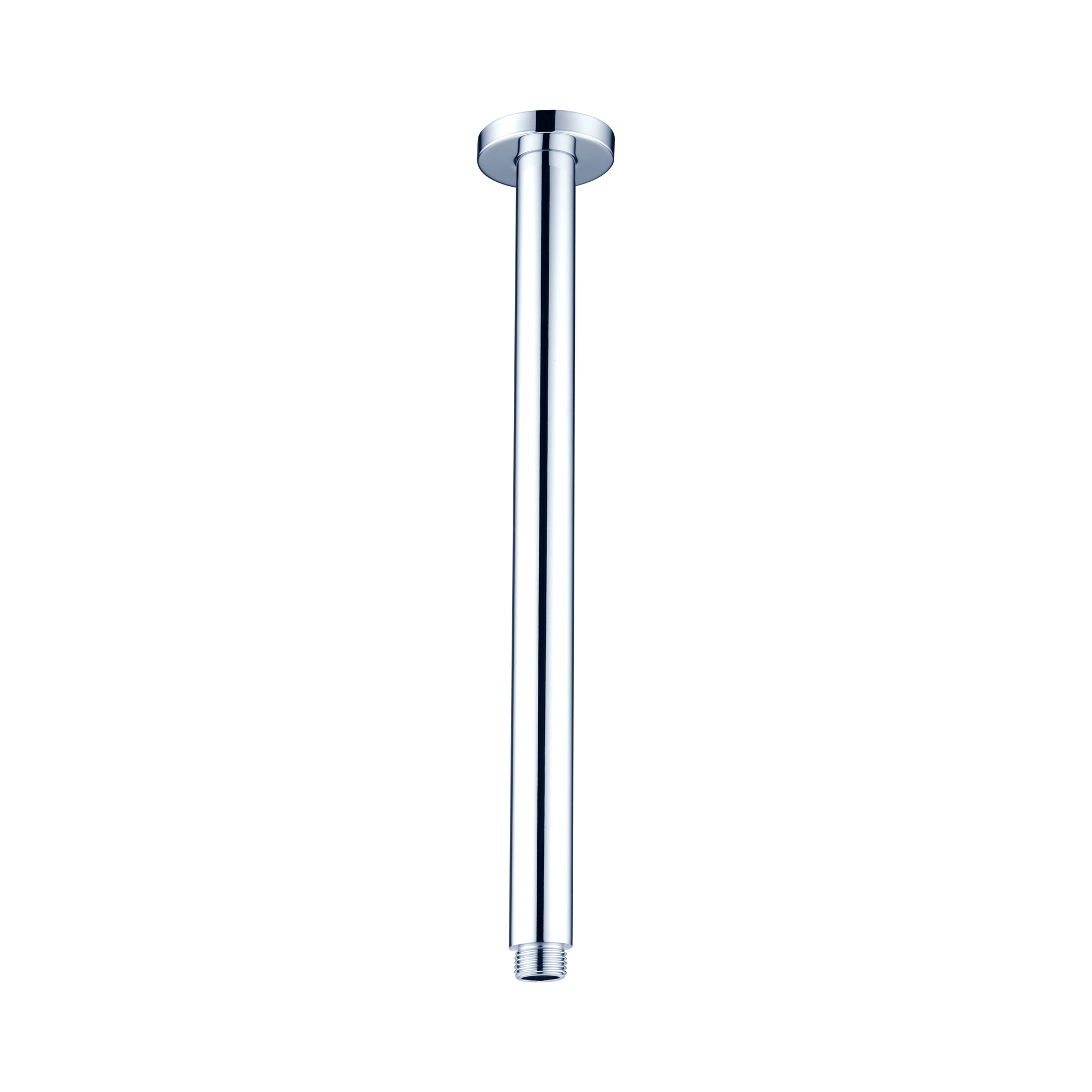 Nero Round Ceiling Arm 300mm Length Chrome