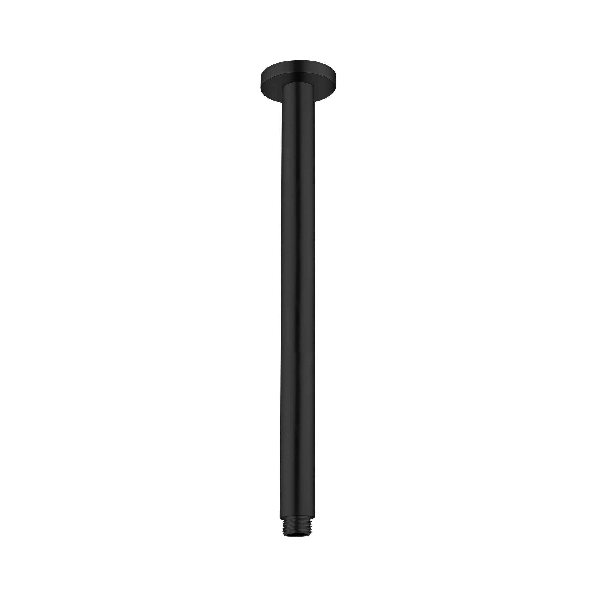 Nero Round Ceiling Arm 300mm Length Matte Black – Designer Bathware