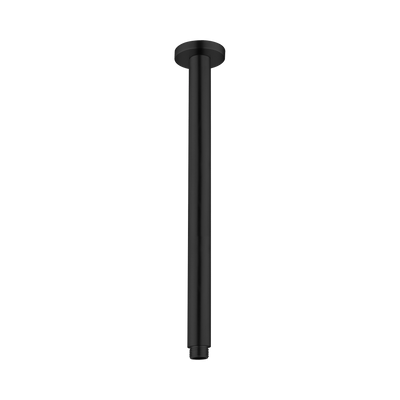 Nero Round Ceiling Arm 300mm Length Matte Black