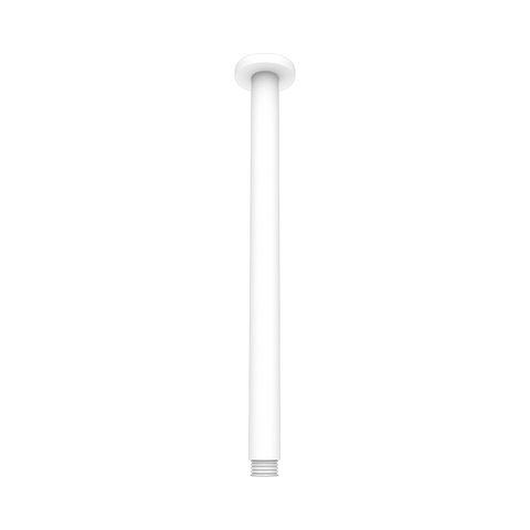 Nero Round Ceiling Arm 300mm Length Matte White