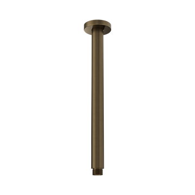 Nero Round Ceiling Arm 300mm Length Tumbled Antique Brass