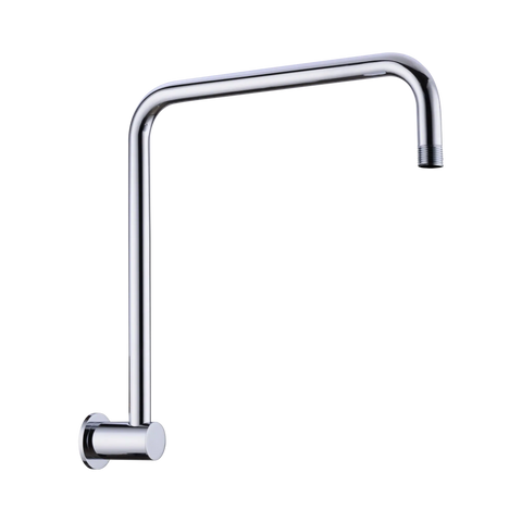 Nero Round Swivel Shower Arm Chrome